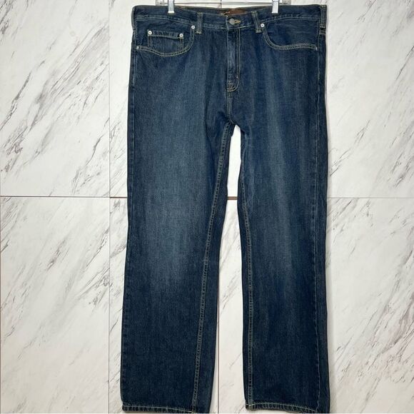 Perry Ellis Other - Perry Ellis Men's Straight Jeans - Dark Blue Denim